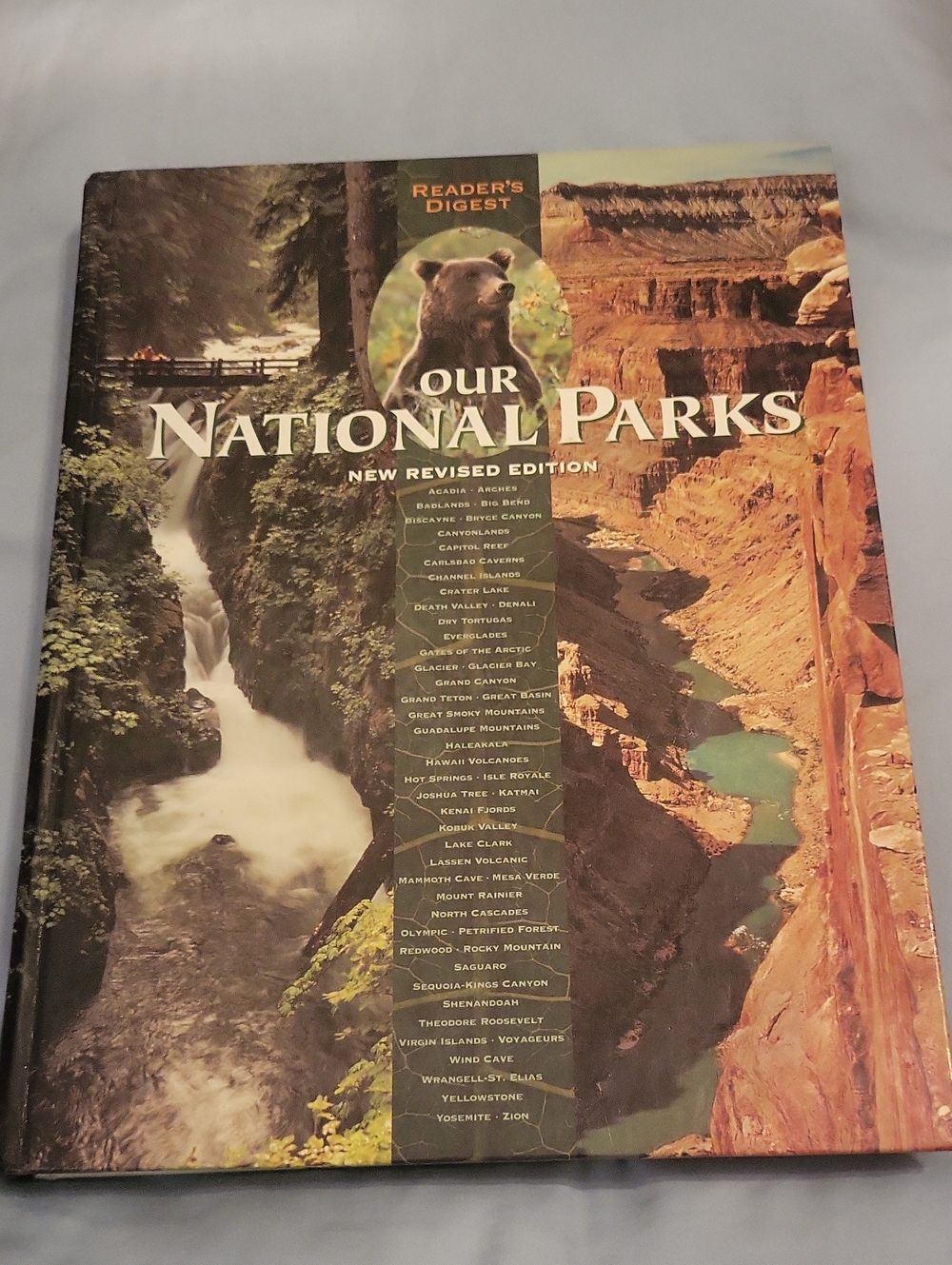 Reader's Digest Our National Parks Coffee Table Book - Green/Brown Cover
